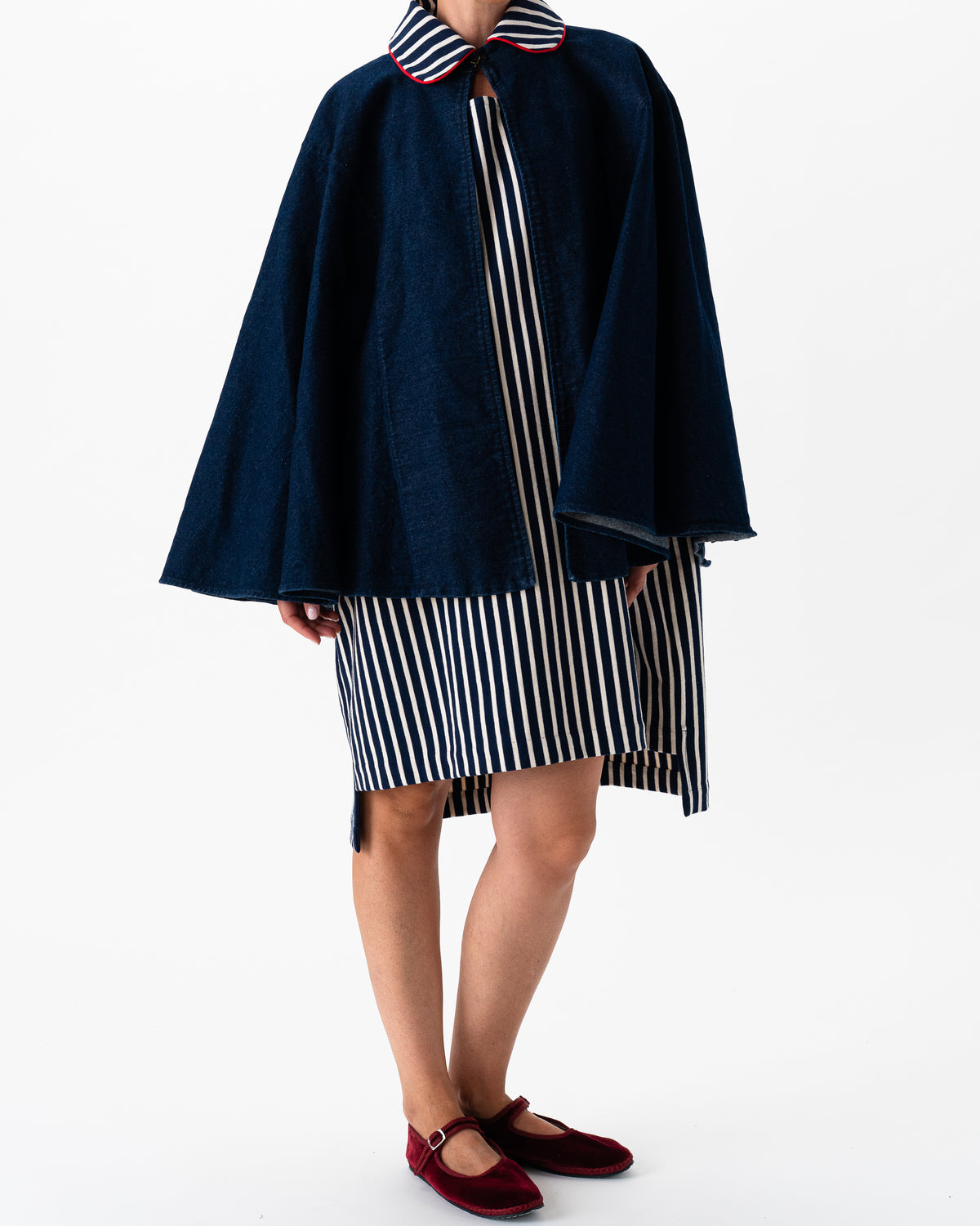 Denim Cape
