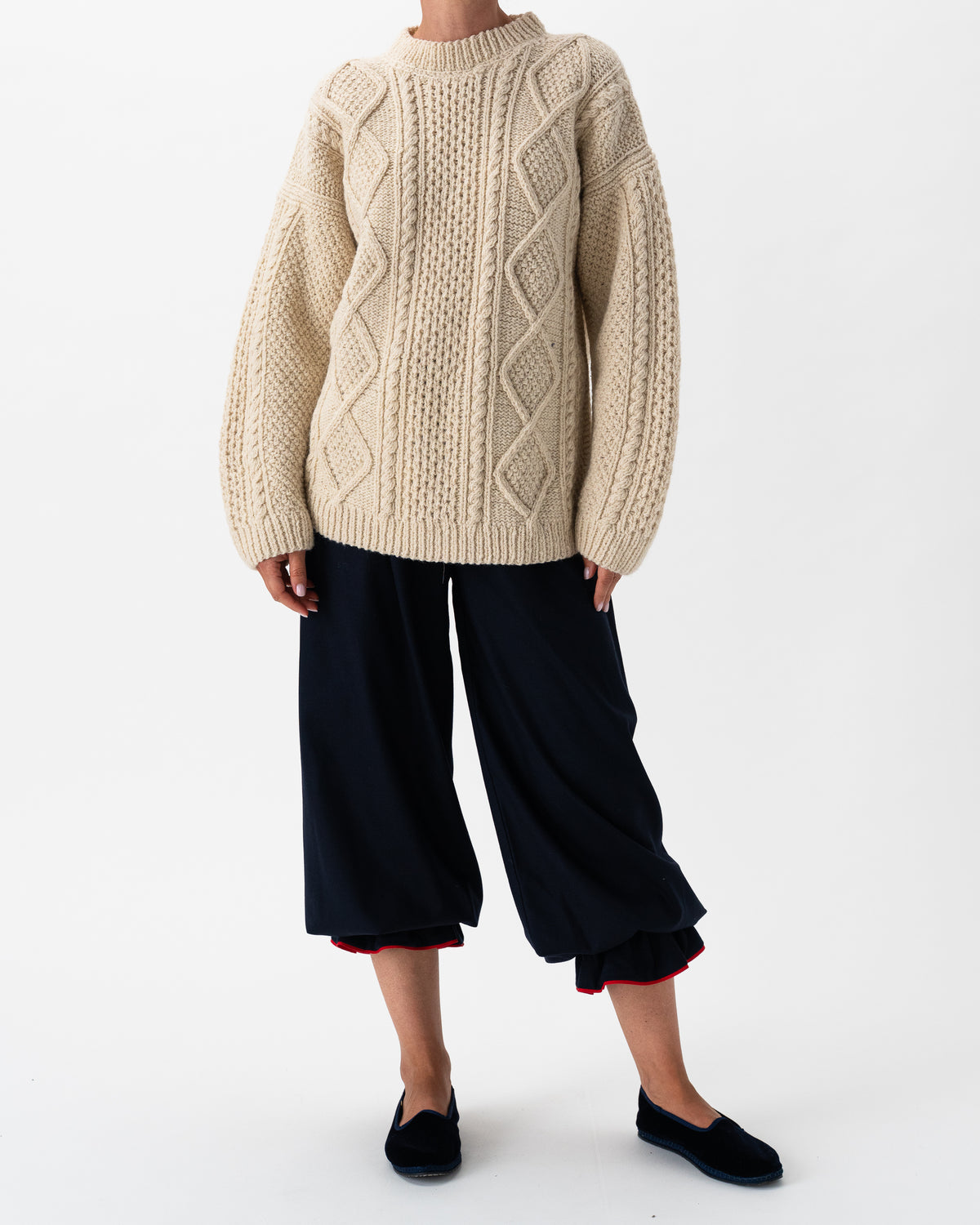 Aran Natural Pullover