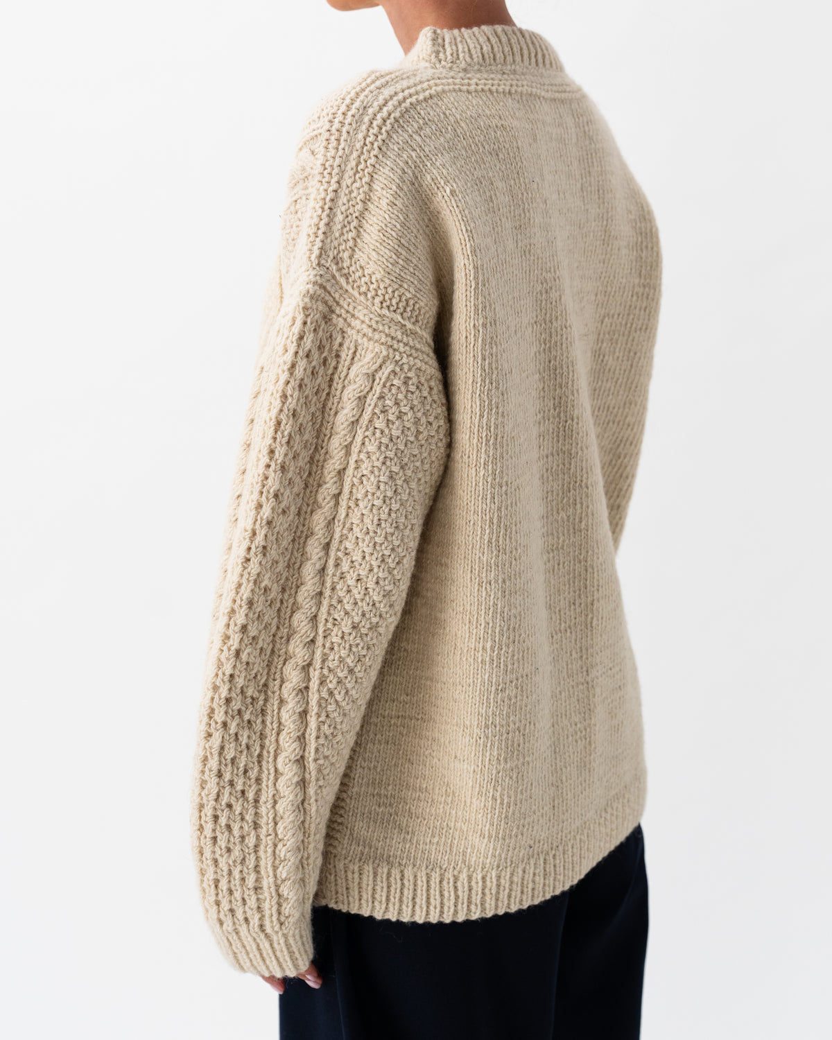 Aran Natural Pullover