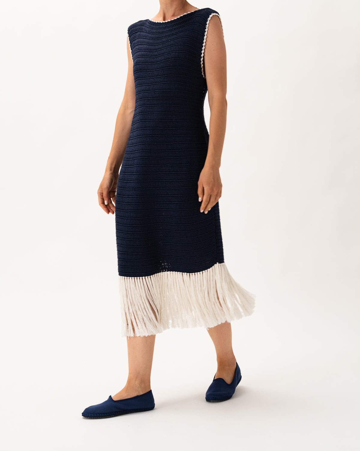 Silk Crochet Dress