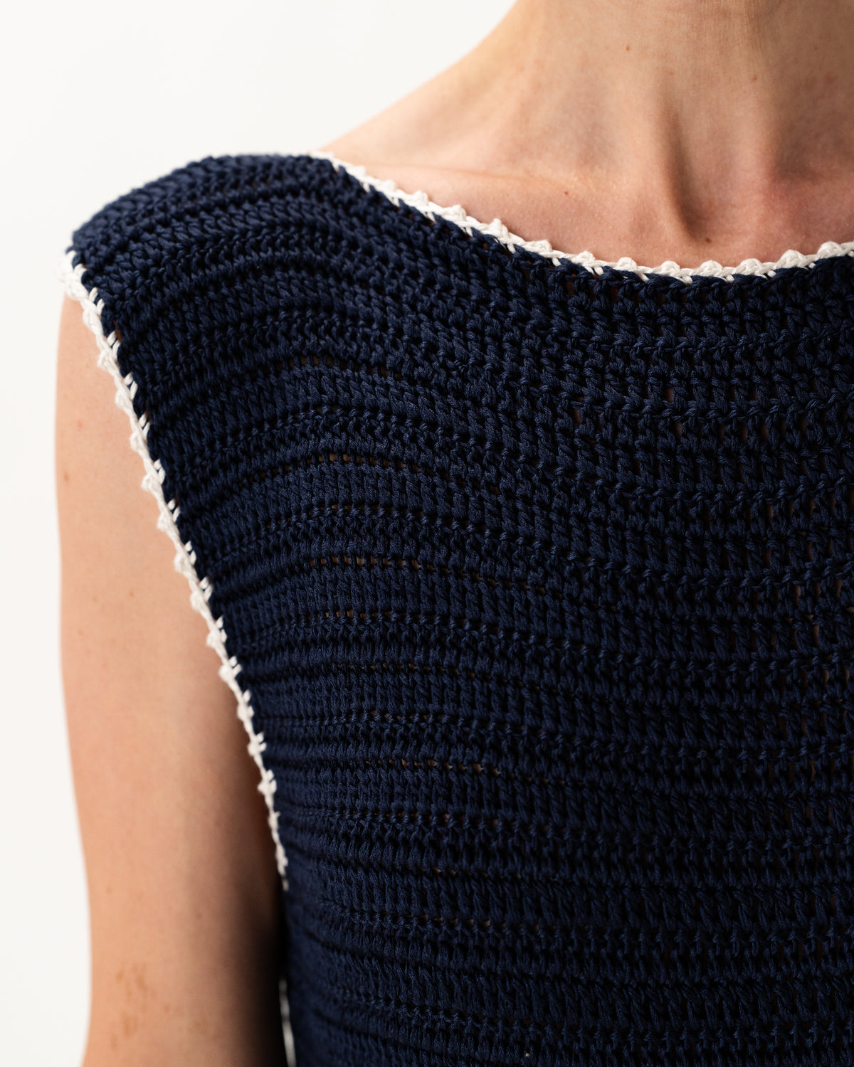 Silk Crochet Dress