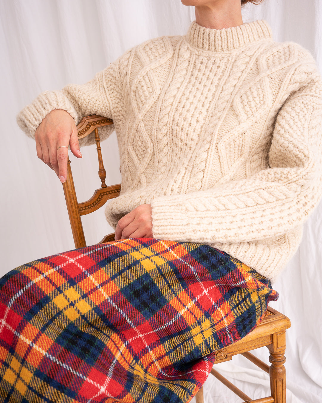 Aran Natural Pullover