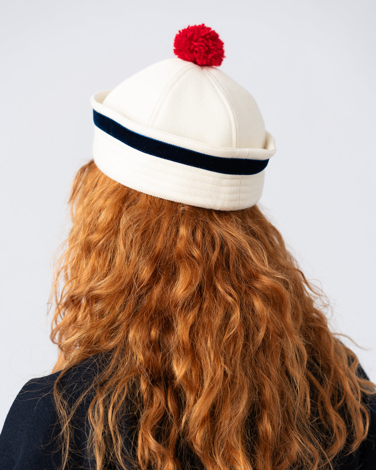 Bonnet Pompon White
