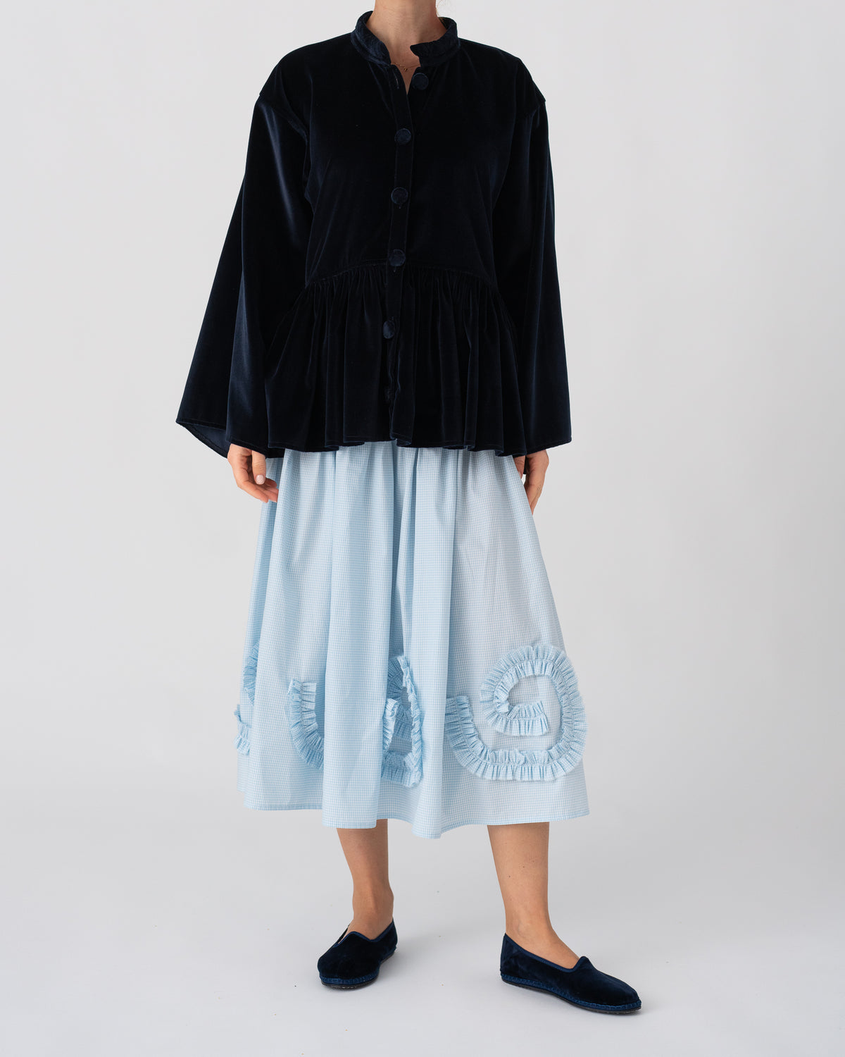 Pina Tunic Velvet Navy