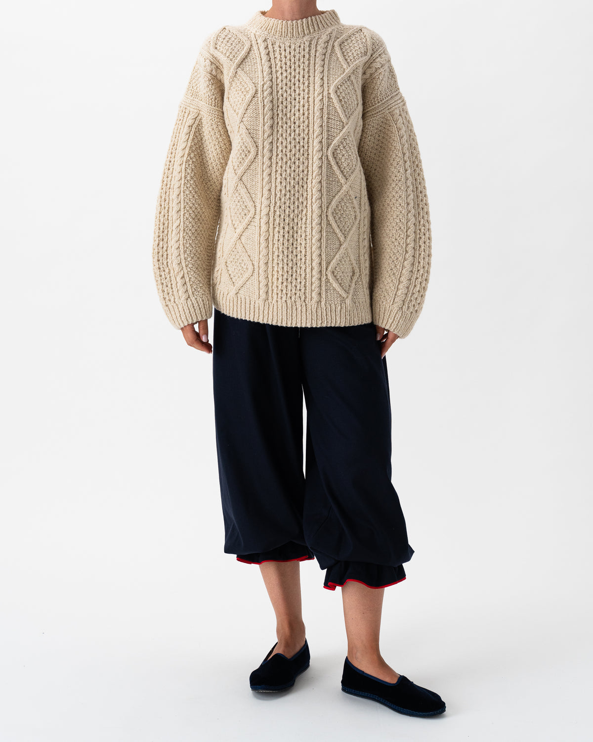Aran Natural Pullover