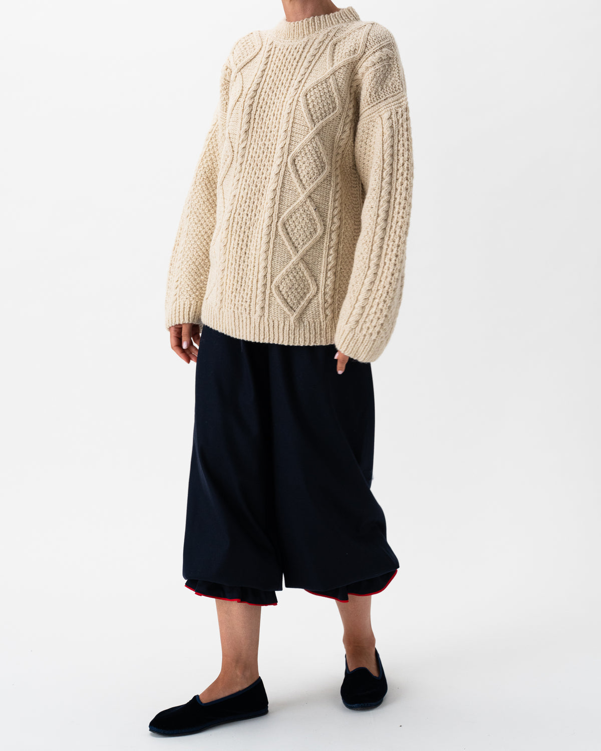 Aran Natural Pullover