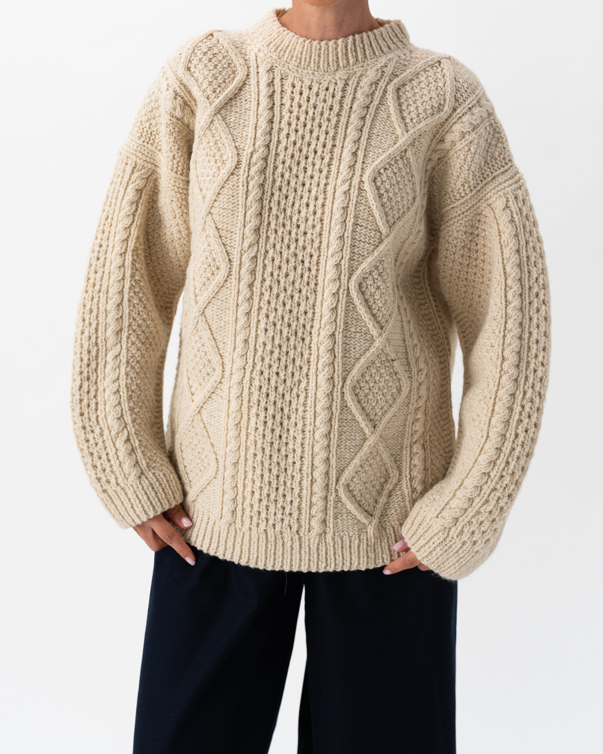 Aran Natural Pullover
