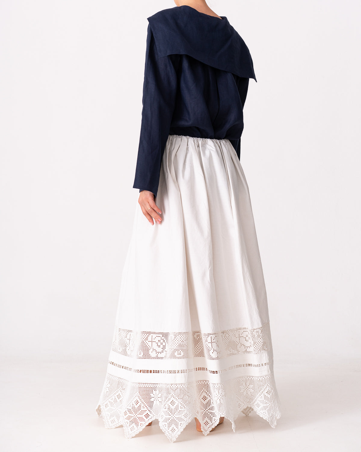 les vacances d´irina LEMNOS SKIRT S リネン-