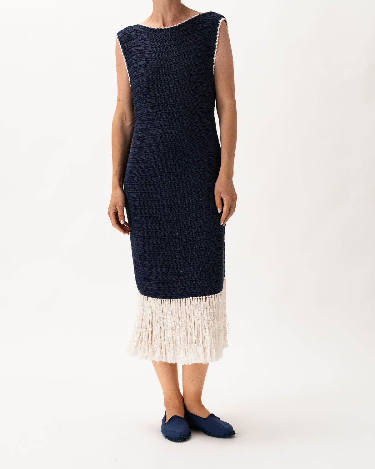 Silk Crochet Dress