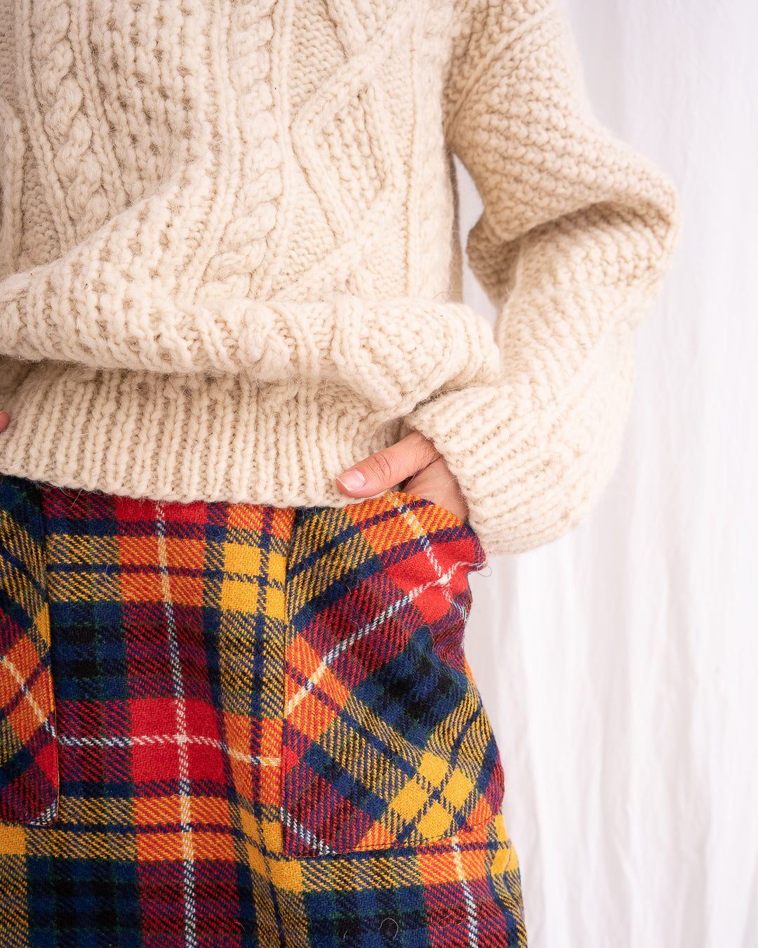 Aran Natural Pullover