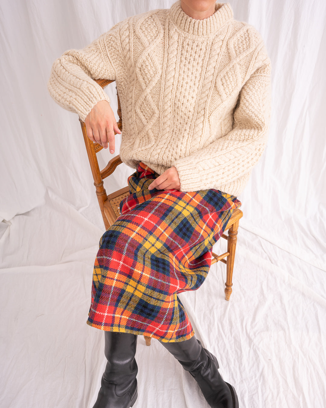Aran Natural Pullover