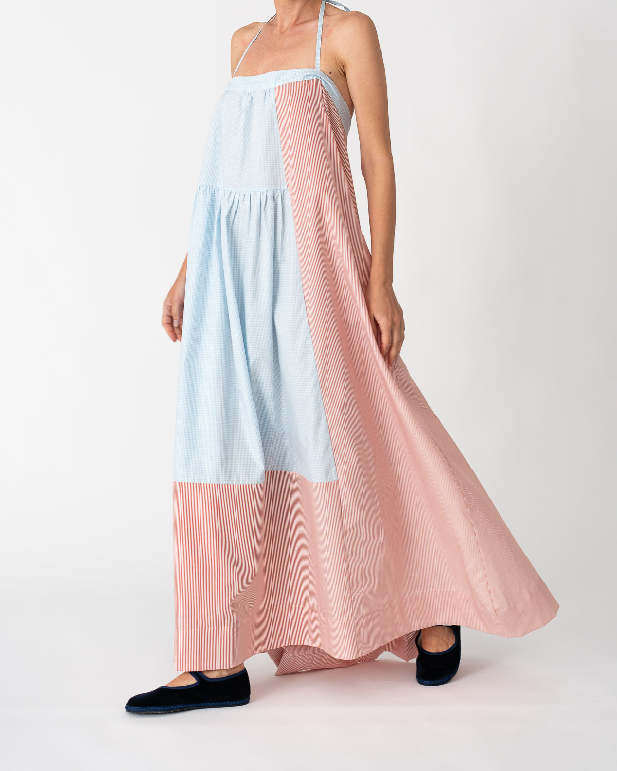 Peach and Blueberry Dress