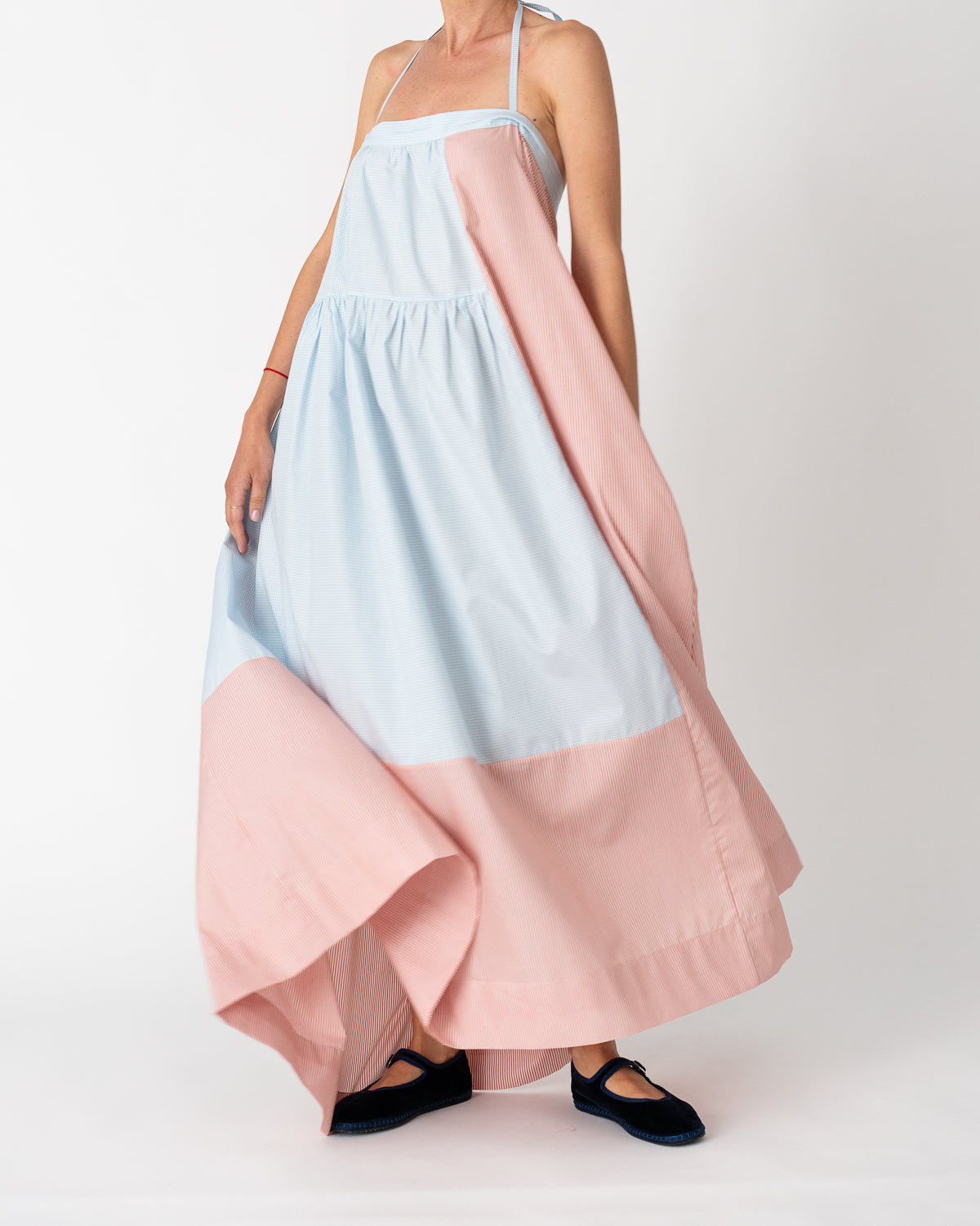 Peach and Blueberry Dress